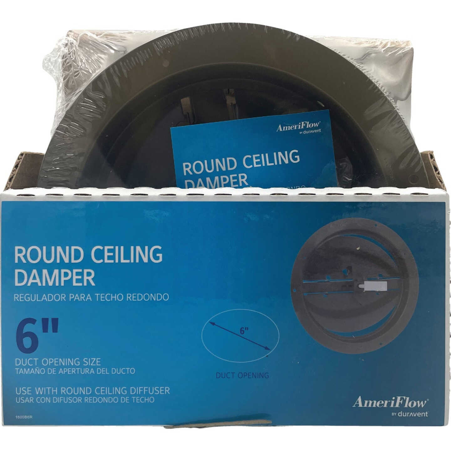 Selkirk 6 In. Round Ceiling Damper Image 3