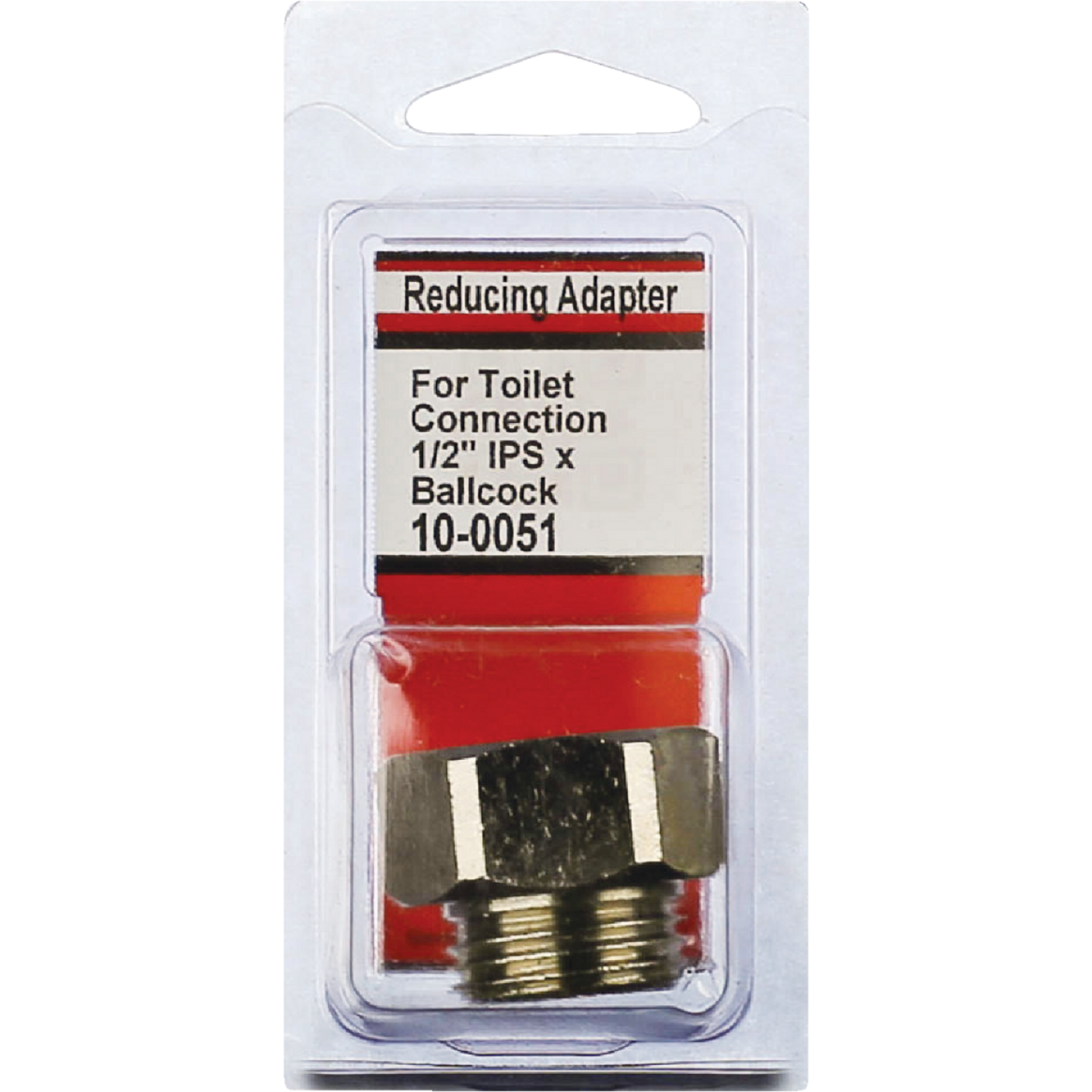 Lasco 1/2 In. IPS Supply x Ballcock Thread Brass Adapter Image 2