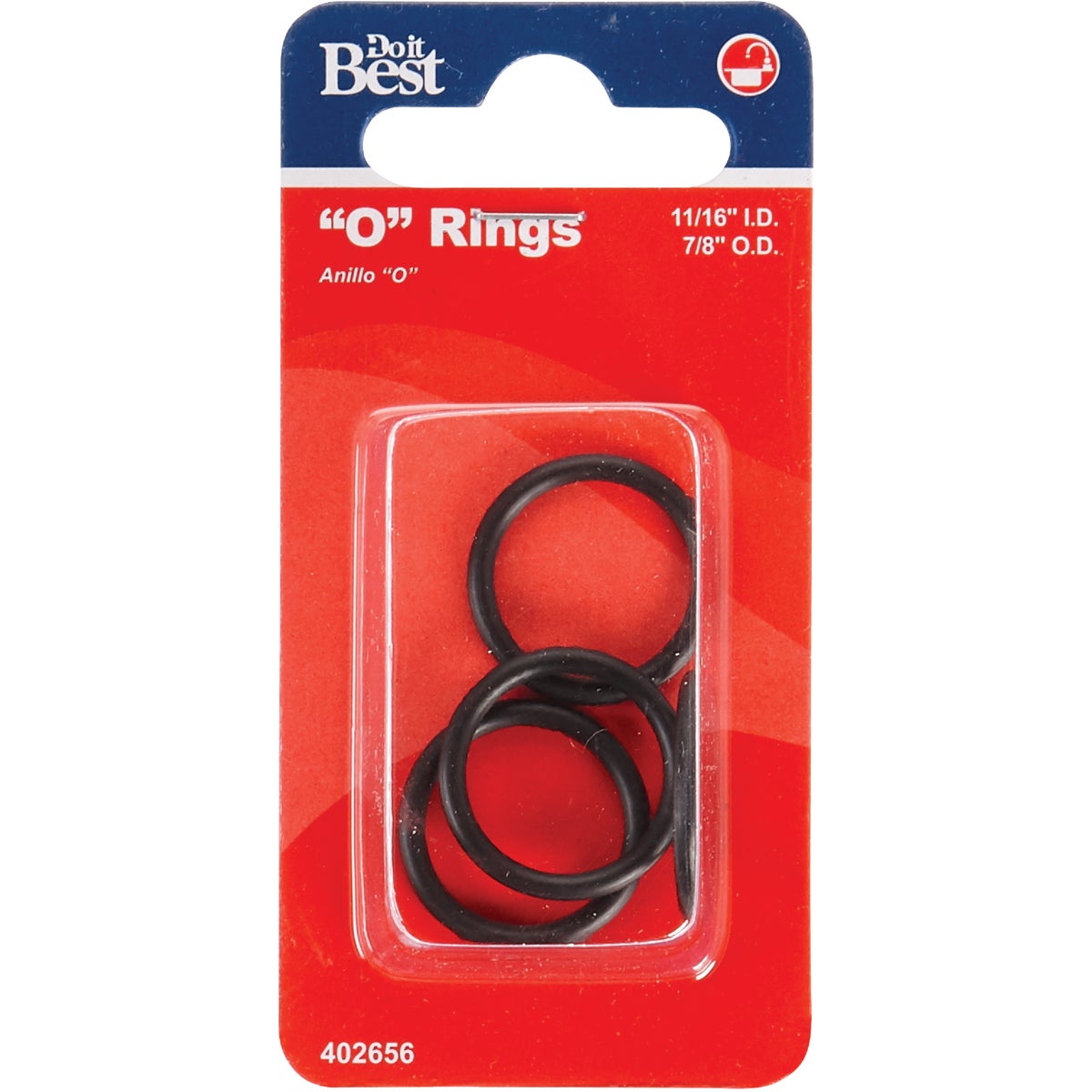 Do it Best 11/16 In. x 7/8 In. x 3/32 In. O-Ring (4 Ct.) Image 2