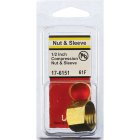 Lasco 1/2 In. Compression Nut and Sleeve Image 1