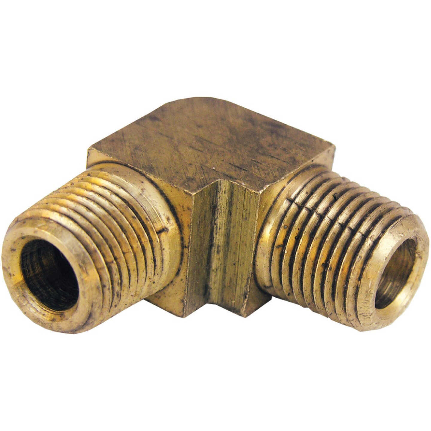 Lasco 1/8 In. MPT x 1/8 In. MPT 90 Deg. Brass Elbow (1/4 Bend) Image 1