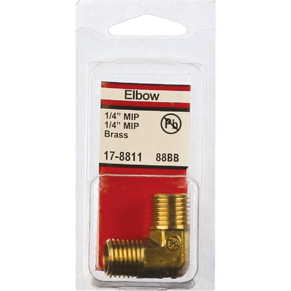 Lasco 1/4 In. MPT x 1/4 In. MPT 90 Deg. Brass Elbow (1/4 Bend) Image 2