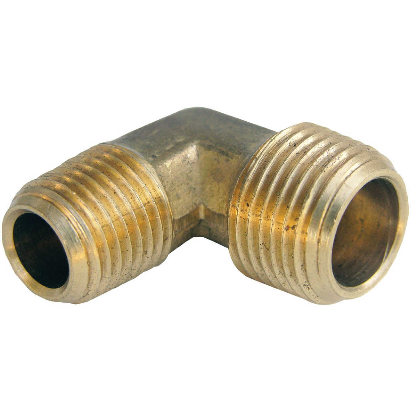 Lasco 3/8 In. MPT x 1/4 In. MPT 90 Deg. Brass Elbow (1/4 Bend) Image 1