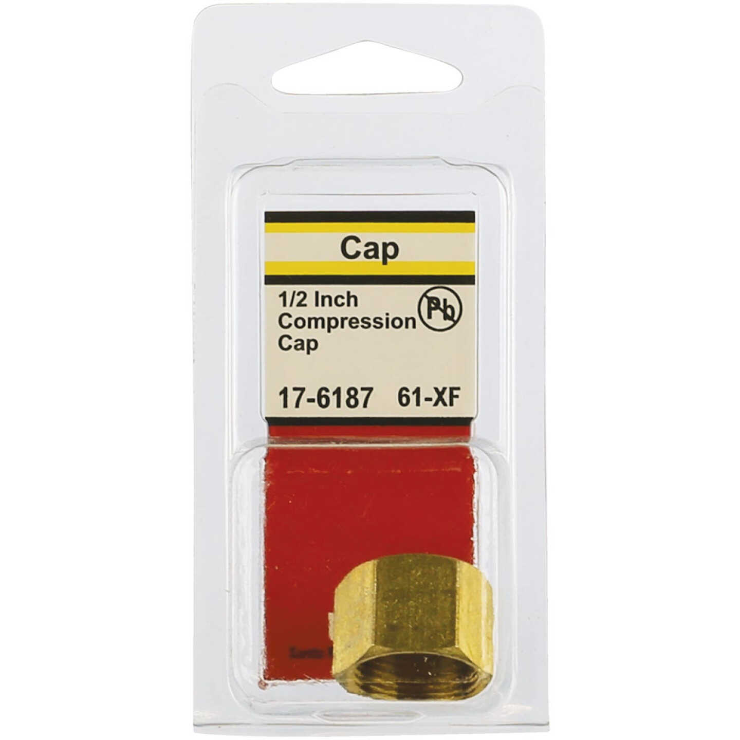 Lasco 1/2 In. Brass Compression Cap Image 2