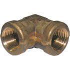 Lasco 1/8 In. FPT X 1/8 In. FPT 90 Deg. Brass Elbow (1/4 Bend) Image 1