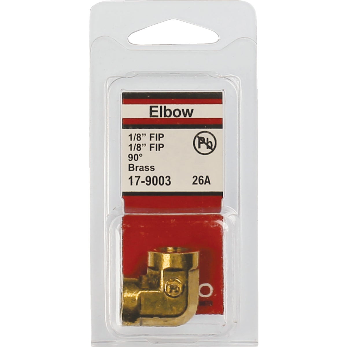 Lasco 1/8 In. FPT X 1/8 In. FPT 90 Deg. Brass Elbow (1/4 Bend) Image 2