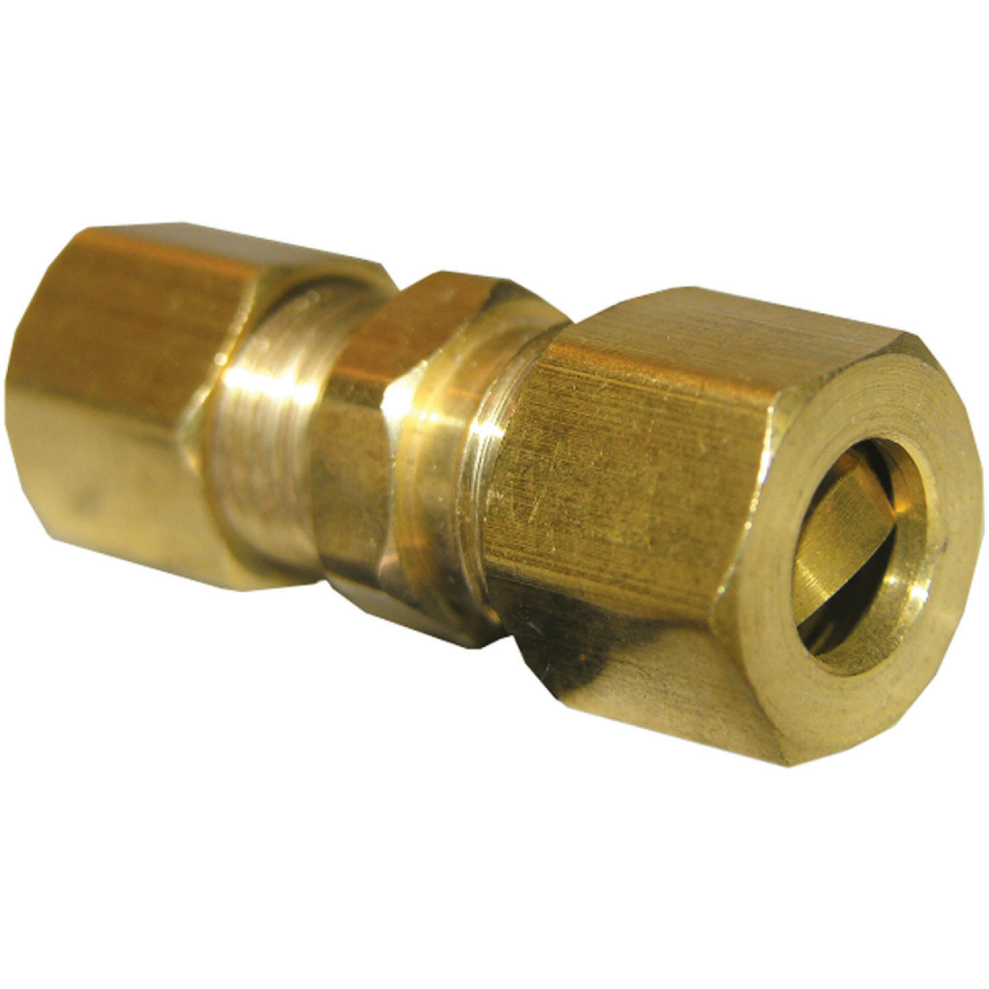 Lasco 1/8 In. x 1/8 In. Brass Compression Union Image 1