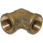 Lasco 3/8 In. FPT X 3/8 In. FPT 90 Deg. Brass Elbow (1/4 Bend) Image 1