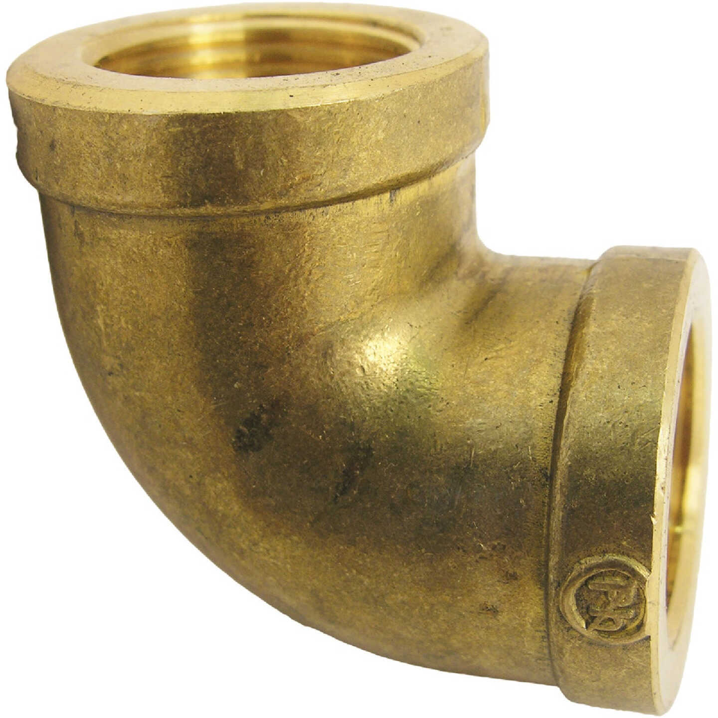 Lasco 3/4 In. FPT X 3/4 In. FPT 90 Deg. Brass Elbow (1/4 Bend) Image 1