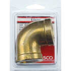 Lasco 3/4 In. FPT X 3/4 In. FPT 90 Deg. Brass Elbow (1/4 Bend) Image 2