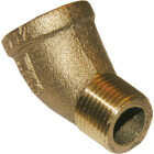 Lasco 1/4 In. FPT x 1/4 In. MPT 45 Deg. Brass Street Elbow (1/8 Bend) Image 1