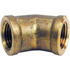 Lasco 1/8 In. FPT x 1/8 In. FPT 45 Deg. Brass Elbow (1/8 Bend) Image 1