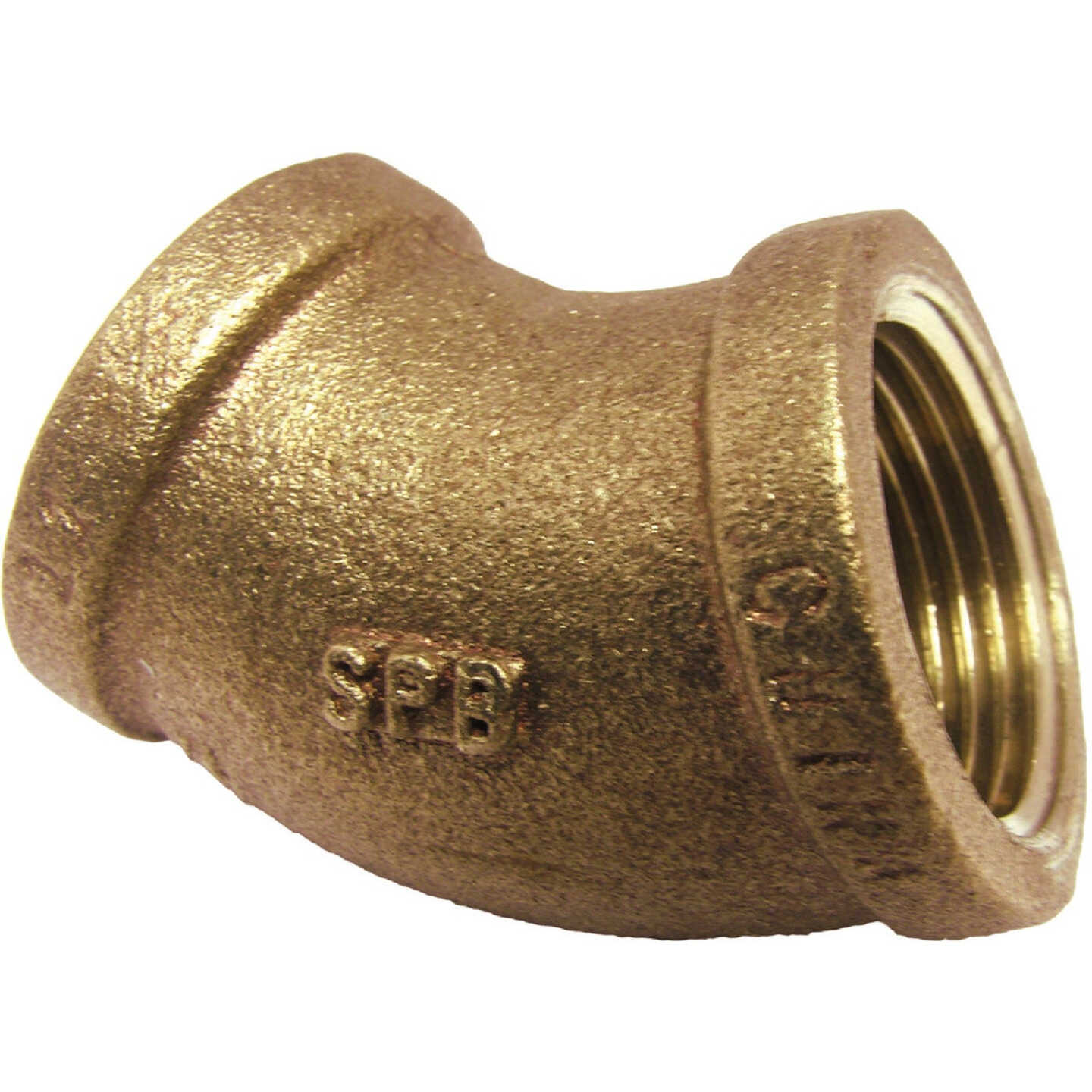 Lasco 3/4 In. FPT x 3/4 In. FPT 45 deg Brass Elbow Image 1