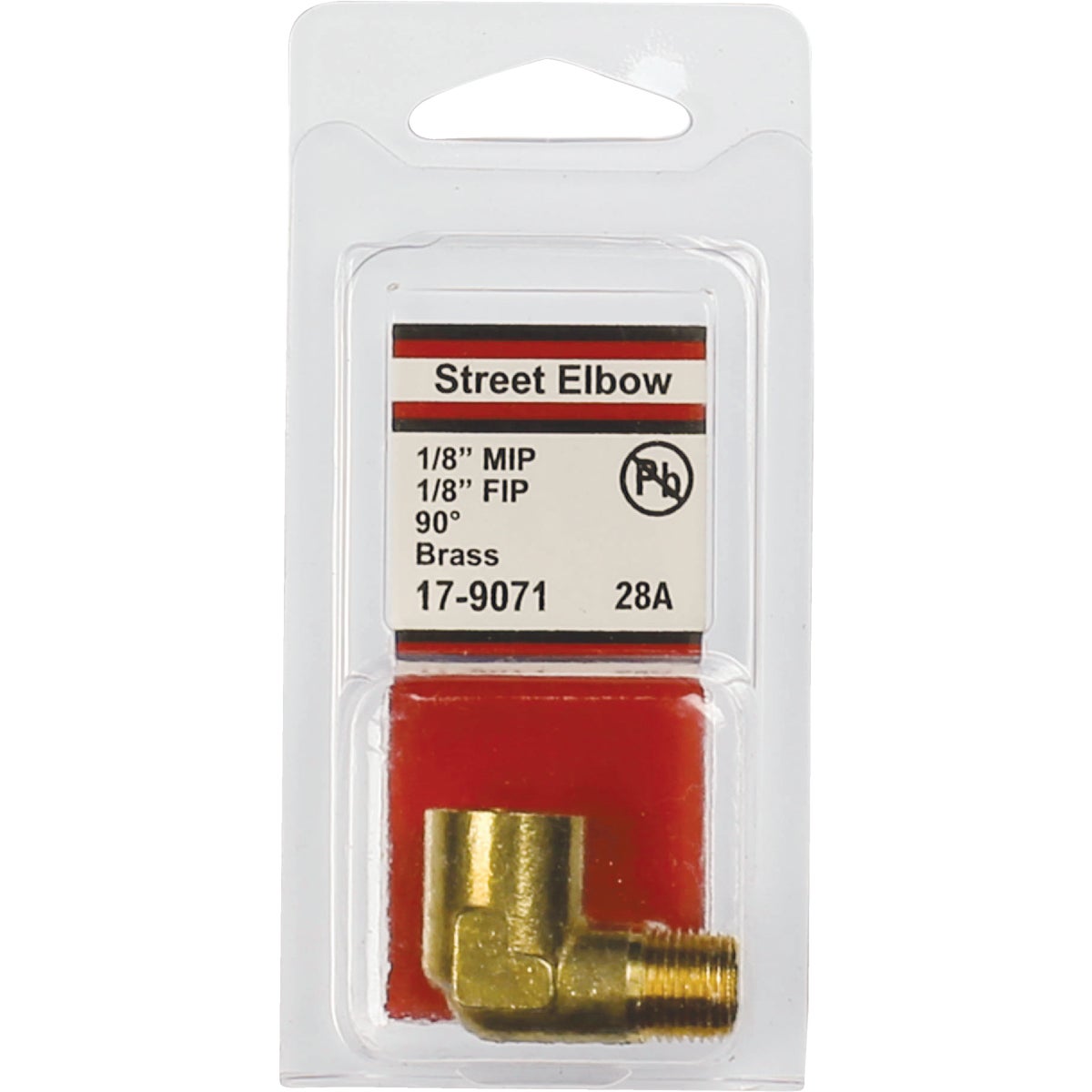 Lasco 1/8 In. FPT x 1/8 In. MPT 90 Deg. Street Brass Elbow (1/4 Bend) Image 2