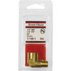Lasco 1/8 In. FPT x 1/8 In. MPT 90 Deg. Street Brass Elbow (1/4 Bend) Image 2