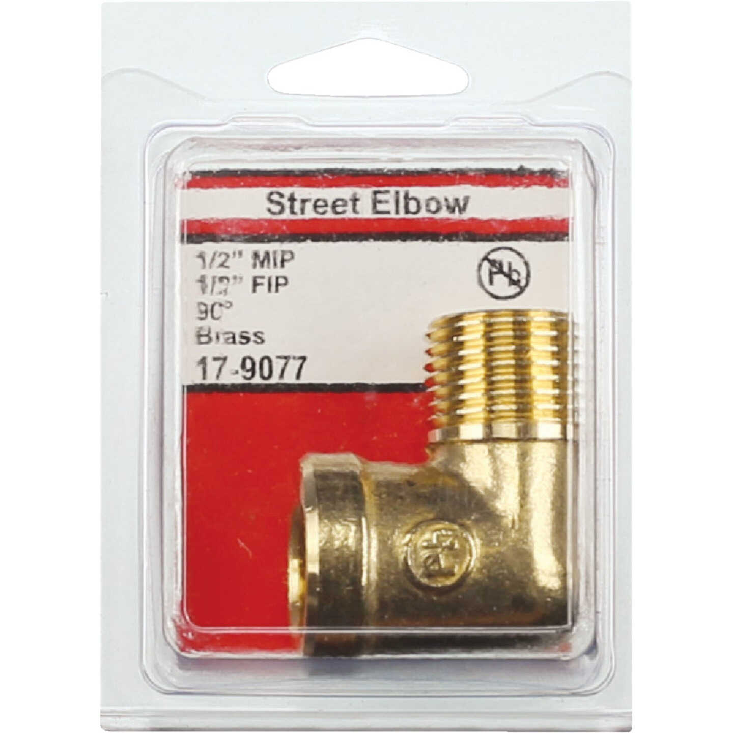 Lasco 1/2 In. FPT x 1/2 In. MPT 90 Deg. Street Brass Elbow (1/4 Bend) Image 2
