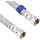 Lasco 3/8 In.C x 3/8 In.C x 12 In. L Braided Stainless Steel Flex Line Appliance Water Connector Image 1