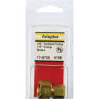Lasco 3/8 In. FC x 1/4 In. MC Brass Compression Adapter Image 2