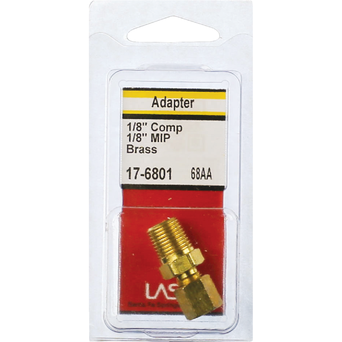Lasco 1/8 In. C x 1/8 In. MPT Brass Compression Adapter Image 2