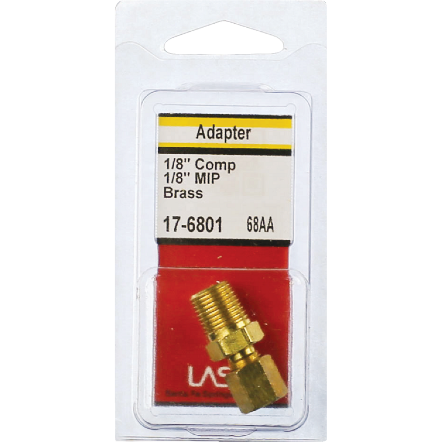Lasco 1/8 In. C x 1/8 In. MPT Brass Compression Adapter Image 2