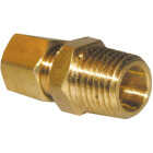 Lasco 1/4 In. C x 1/8 In. MPT Brass Compression Adapter Image 1