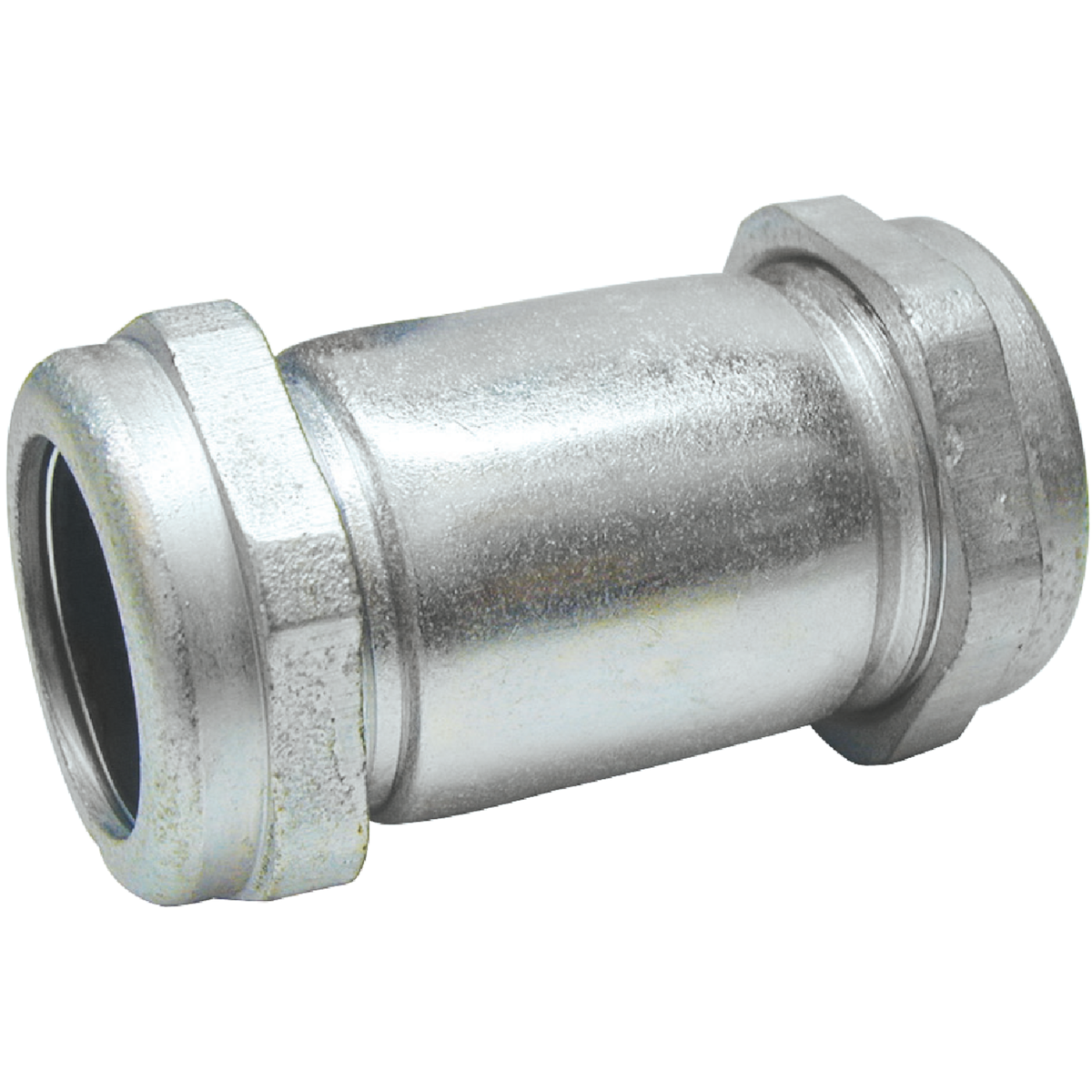 B&K 1 In. COMP x 1 In. COMP Galvanized Steel Compression Coupling Image 1