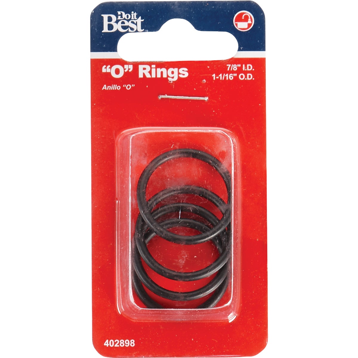 Do it Best 7/8 In. x 1-1/6 In. x 3/32 In. O-Ring (4 Ct.) Image 2