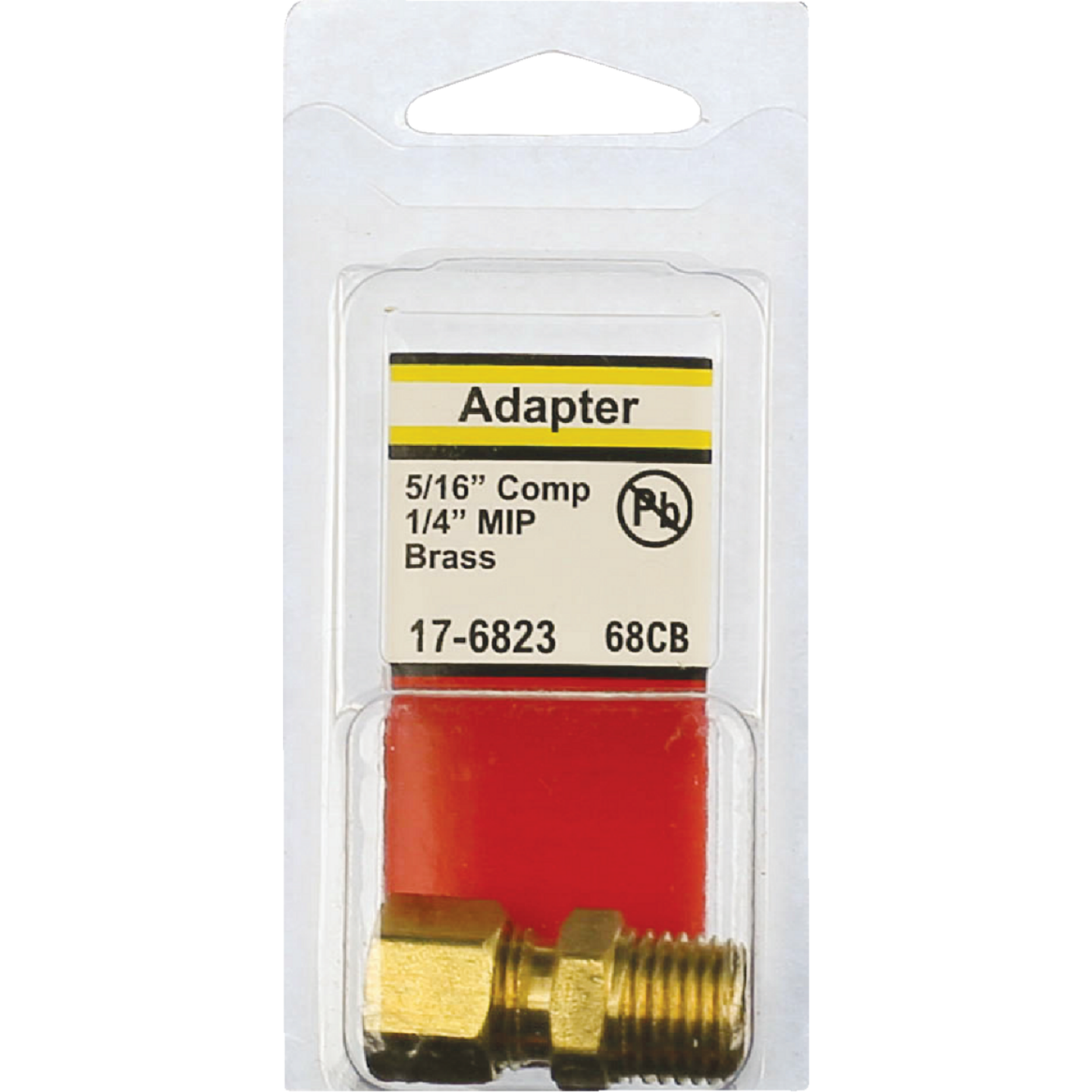 Lasco 5/16 C x 1/4 In. MPT Brass Compression Adapter Image 2