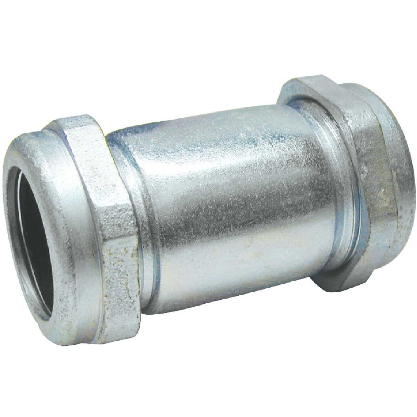 B&K 1-1/2 In. COMP x 1-1/2 In. COMP Galvanized Steel Compression Coupling Image 1