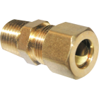 Lasco 3/8 In. C x 1/4 In. MPT Brass Compression Adapter Image 1