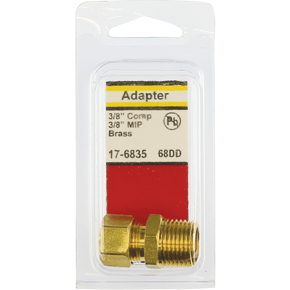 Lasco 3/8 In. C x 3/8 In. MPT Brass Compression Adapter Image 2