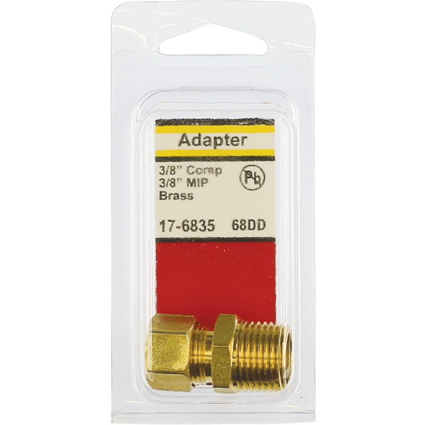 Lasco 3/8 In. C x 3/8 In. MPT Brass Compression Adapter Image 2
