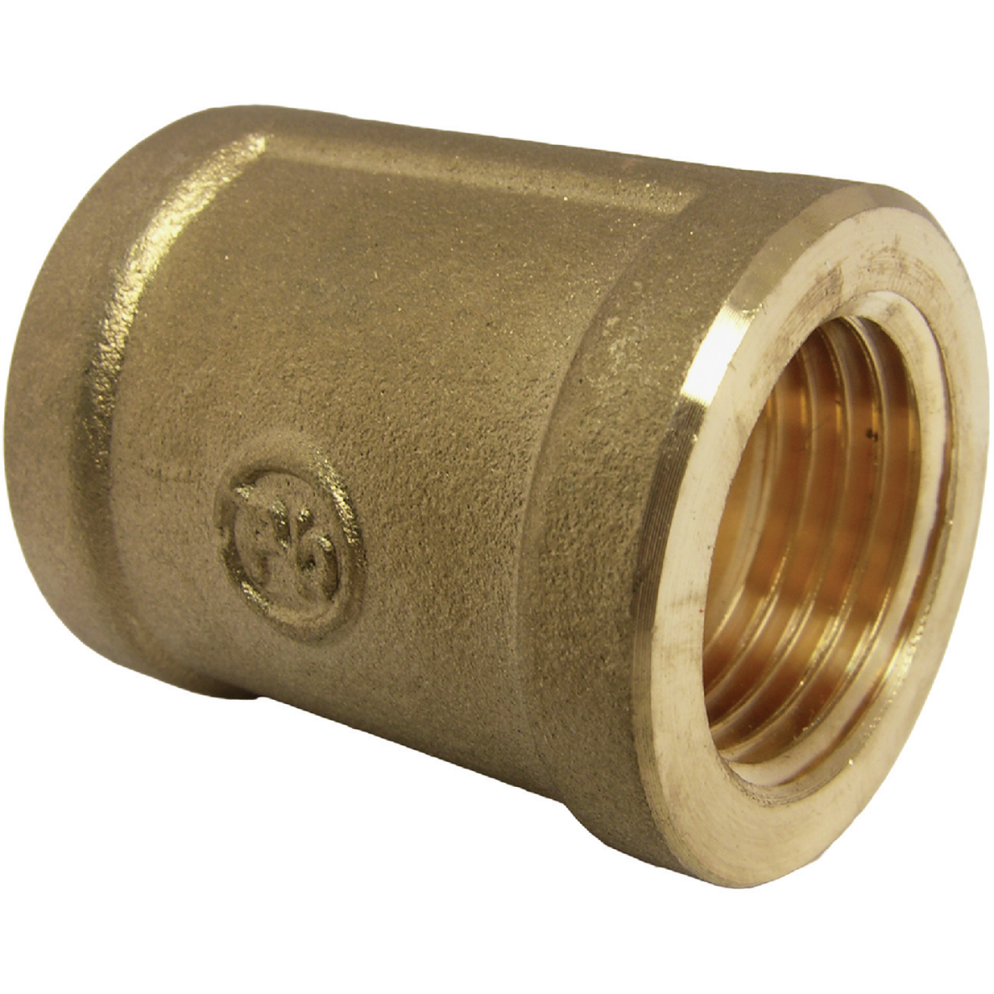 Lasco 1/2 In. FPT x 1/2 In. FPT Red Brass Coupling Image 1