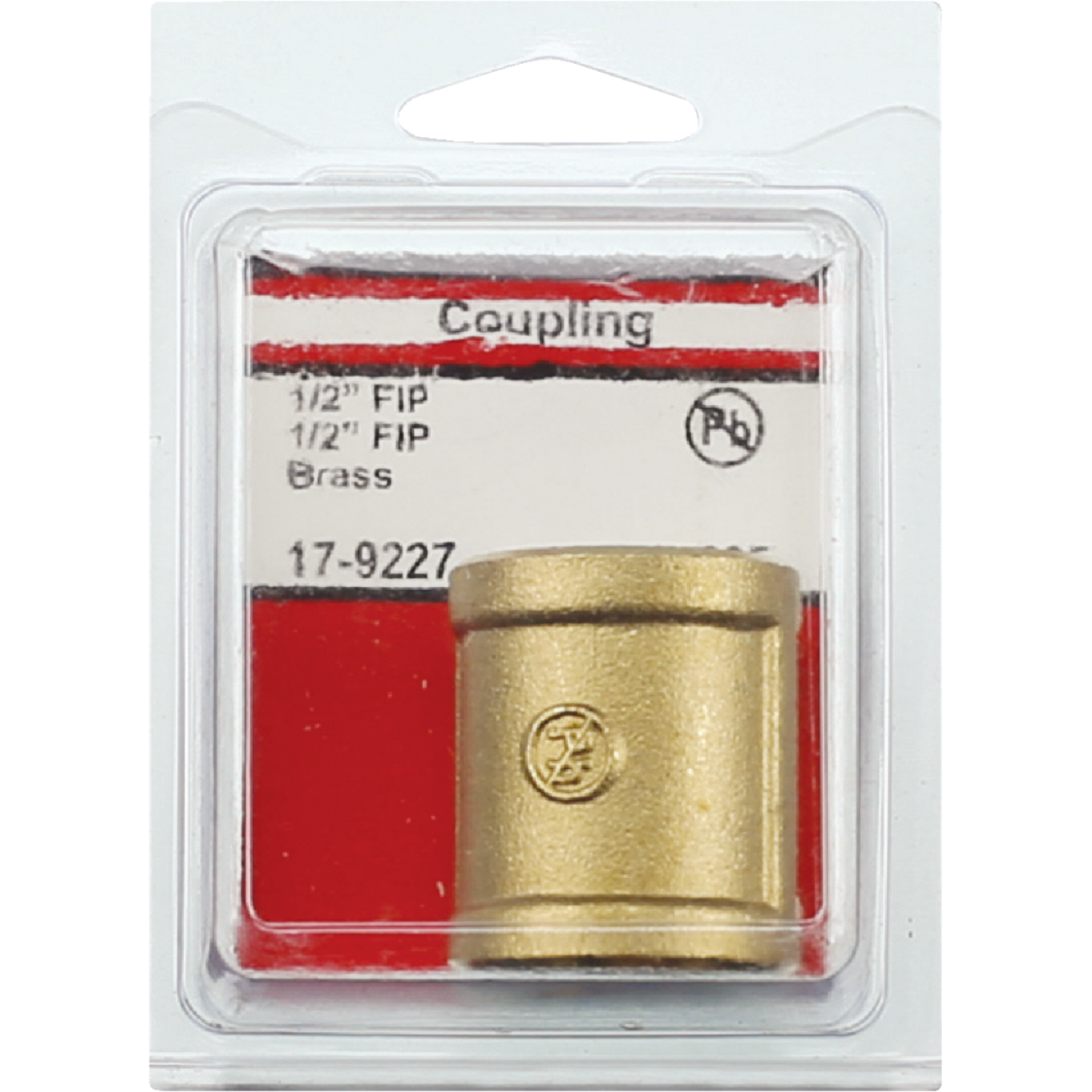 Lasco 1/2 In. FPT x 1/2 In. FPT Red Brass Coupling Image 2