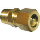 Lasco 1/2 In. C x 1/4 In. MPT Brass Compression Adapter Image 1