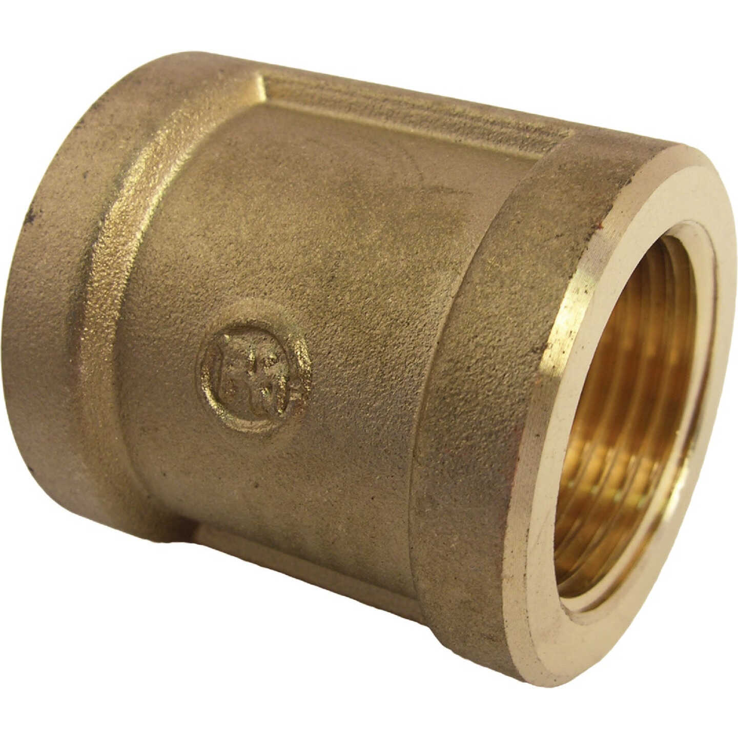 Lasco 3/4 In. FPT x 3/4 In. FPT Red Brass Coupling Image 1