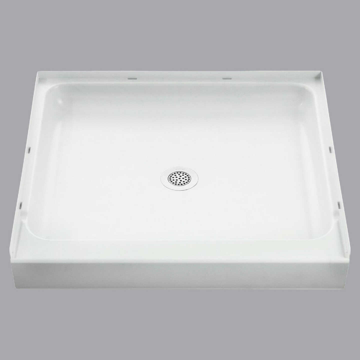 Sterling Ensemble 36 In. W x 34 In. D Center Drain Shower Pan in White Image 1