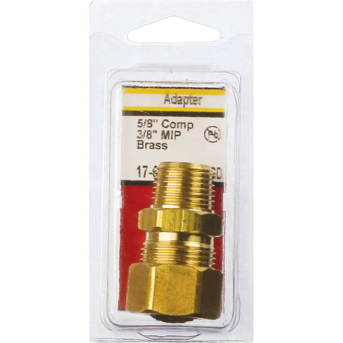 Lasco 5/8 In. C x 3/8 In. MPT Brass Compression Adapter Image 2