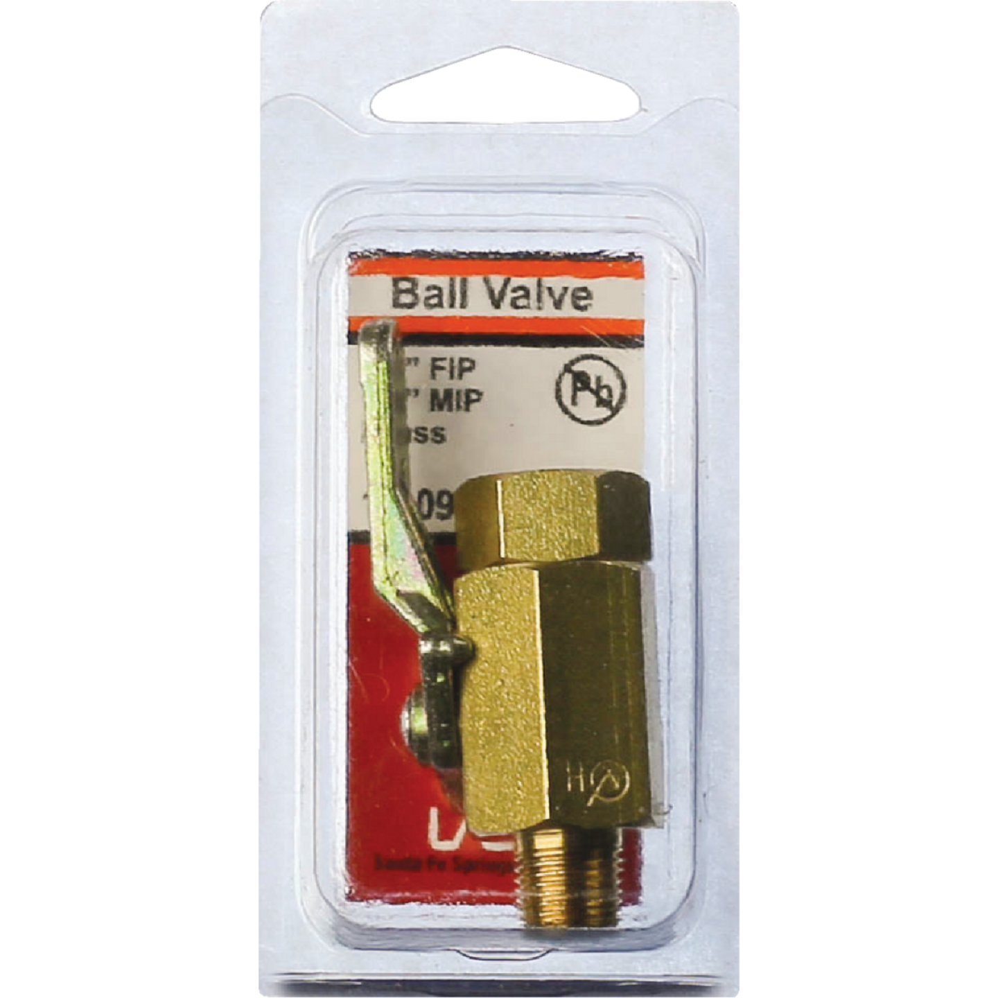 Lasco 1/8 In. FIP x 1/8 In. MIP Brass Threaded Ball Valve Image 2