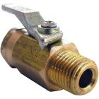 Lasco 1/4 In. FIP x 1/4 In. MIP Brass Threaded Ball Valve Image 1