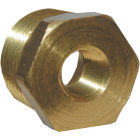 Lasco 1/2 In. MPT x 1/4 In. FPT Brass Hex Bushing Image 1