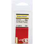 Lasco 1/4 In. OD Hard Plastic & Brass Compression Insert Image 2