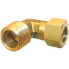 Lasco 1/2 C x 1/2 In. MPT 90 Deg. Compression Brass Elbow (1/4 Bend) Image 1