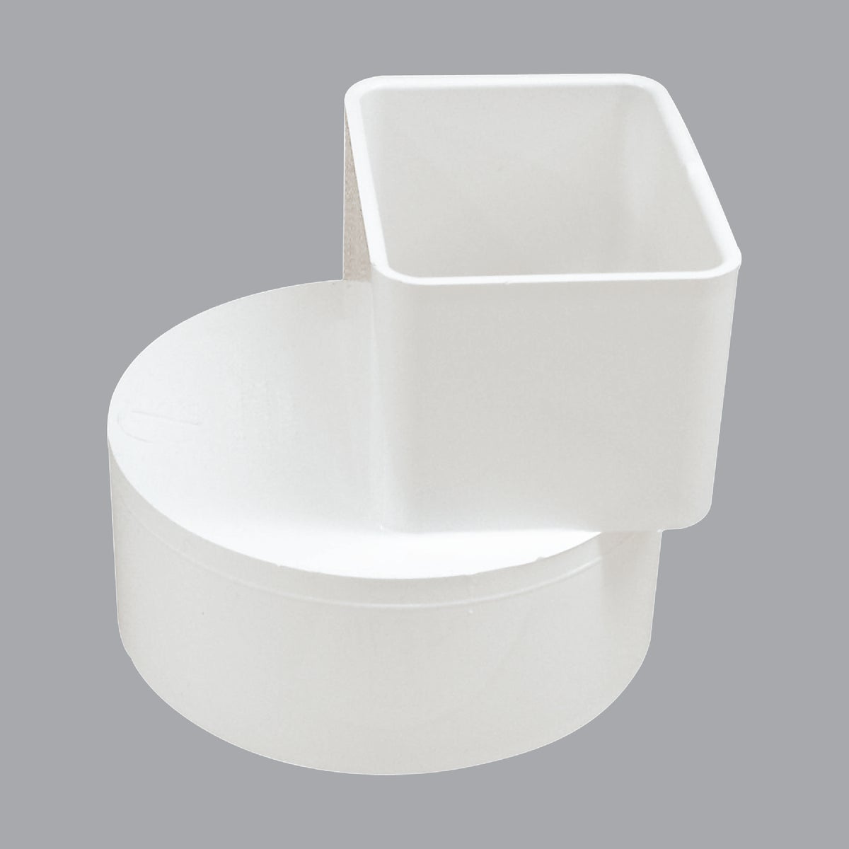 IPEX 2 In. x 3 In. Downspout to 4 In. PVC Pipe Offset Adapter