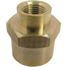 Lasco 3/8 In. FPT x 1/8 In. FPT Yellow Brass Reducing Coupling Image 1