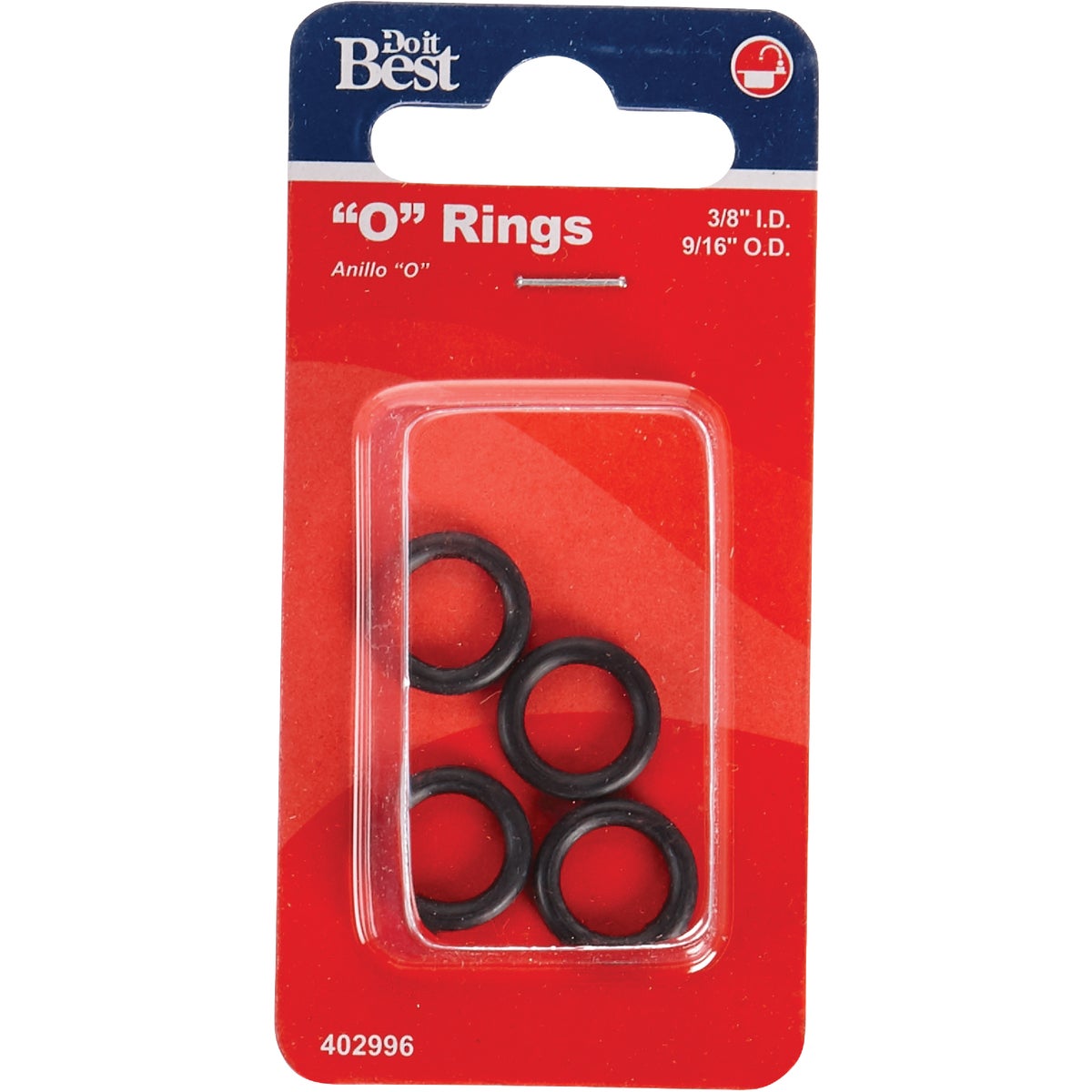 Do it Best 3/8 In. x 9/16 In. x 3/32 In. O-Ring (4 Ct.) Image 2