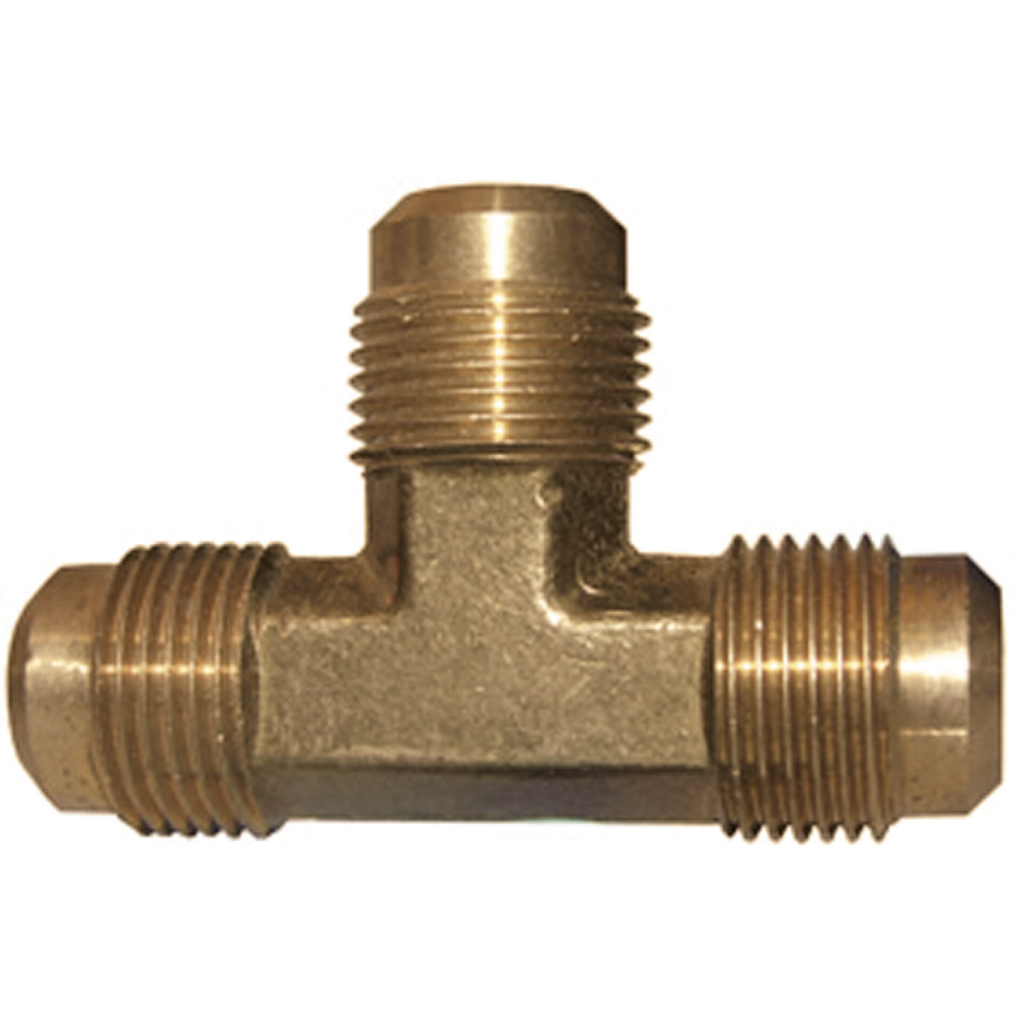Lasco 1/2 In. M Flare Brass Tee Image 1