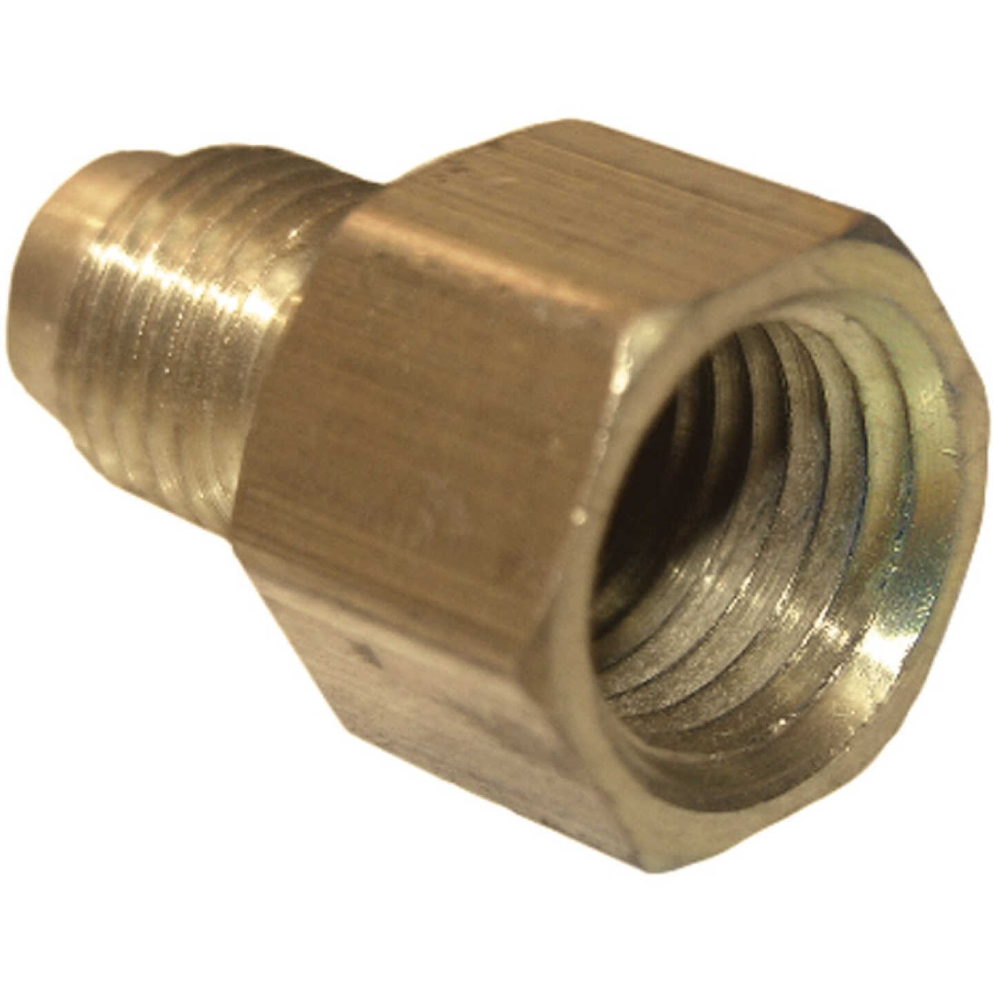 Lasco 1/4 In. M x 1/8 In. FPT Brass Flare Adapter Image 1