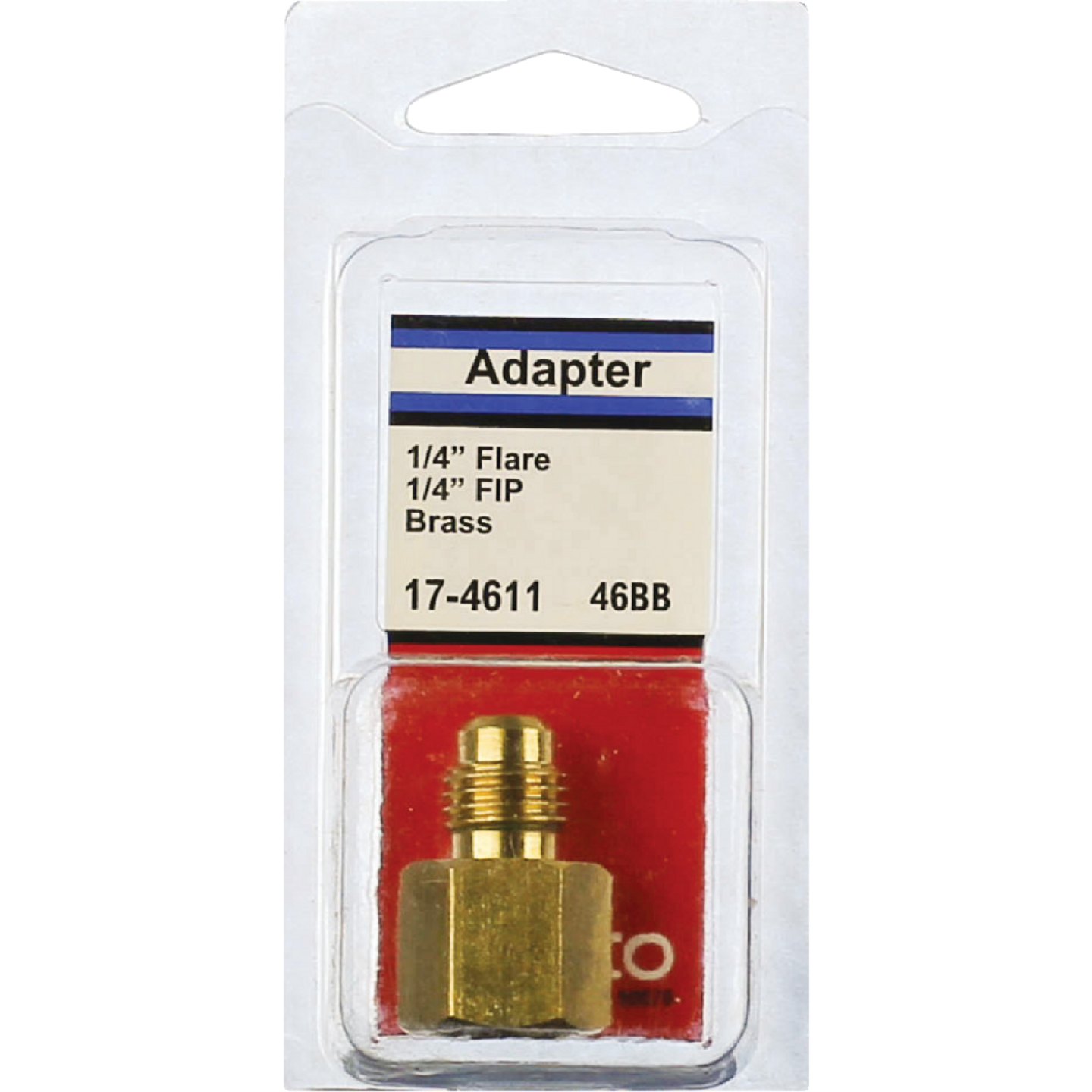 Lasco 1/4 In. M x 1/4 In. FPT Brass Flare Adapter Image 2