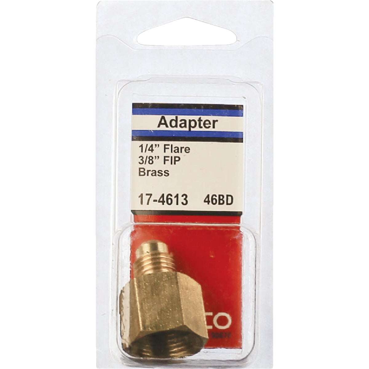Lasco 1/4 In. M X 3/8 In. FPT Brass Flare Adapter Image 2